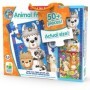 STEM Puzzle inalt de podea Animale prieteni cu peste 50 de piese 121.92 cm inaltime 3-6 ani